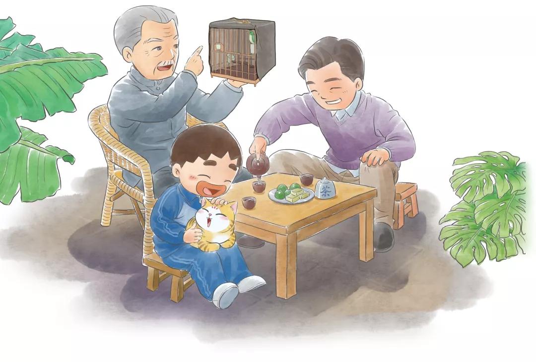 阿槑和爸爸的父亲节
